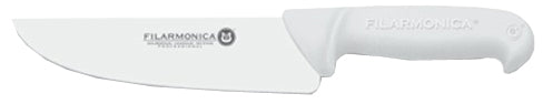 CUCHILLO FILARMONICA-TRES CLAVELES # 5501-20 CMS POLIP. BLANCO CARNICERO