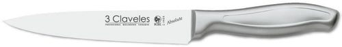CUCHILLO TRES CLAVELES # 1484 ACERO INOX COCINA 17 CMS