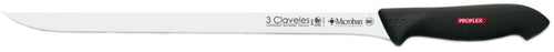 CUCHILLO TRES CLAVELES # 8290 INOX PROFLEX JAMONERO 30 CMS