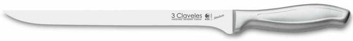 CUCHILLO TRES CLAVELES INOX. # 1430 ABSOLUTE JAMONERO 24 CMS