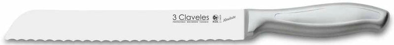 CUCHILLO TRES CLAVELES INOX. # 1421 ABSOLUTE PANERO 20 CMS (OF)
