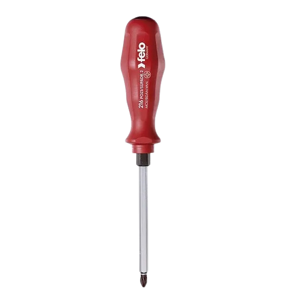 Destornill.cruz pz2x100mm hexag.rojo (21620390) - FELO