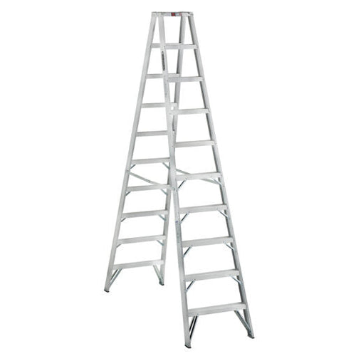 ESCALERA ALUMINIO TIJERA DOBLE ACCESO 10 PELDAÑOS