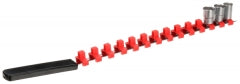 RIEL METALICO TACTIX # 365183 3/8"DR C/14 CLIPS PARA DADOS