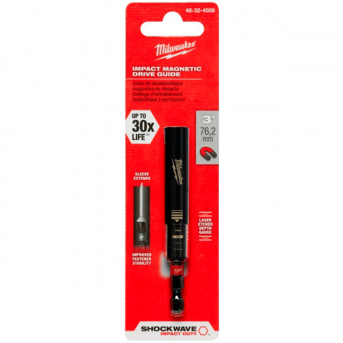 GUIA MAGNETICA DE IMPACTO 75MM MILWAUKEE 48-32-4508
