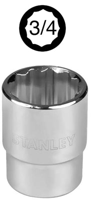 LLAVE DADO STANLEY 3/4 DR 1.3/4" #89-676 (OF)