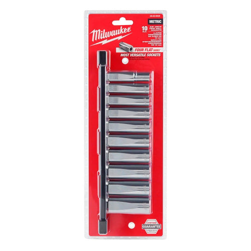 JUEGO DE DADOS LARGOS 3/8 10 PZS MM MILWAUKEE 48-22-9505