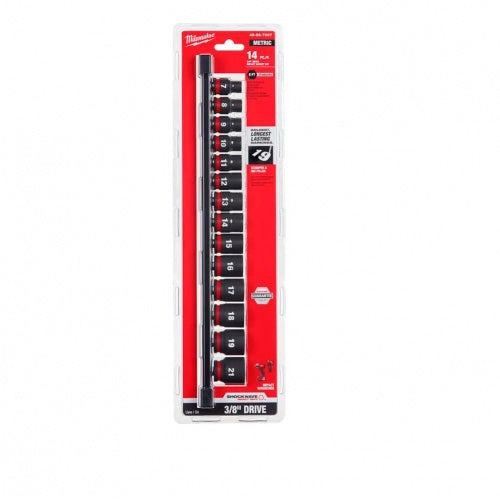 JUEGO DE DADOS DE IMPACTO 14PZS MM 3/8 MILWAUKEE 49-66-7007
