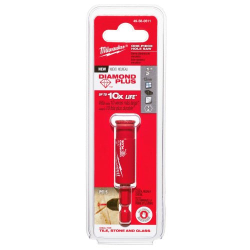 BROCA DIAMANTADA PORCELANATO 1/2 13MM MILWAUKEE 49-56-0511