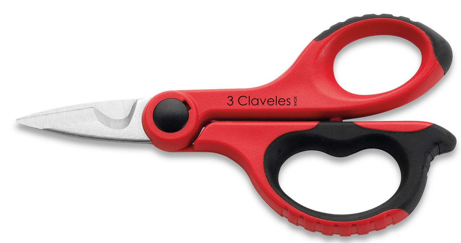 TIJERA TRES CLAVELES # 153 - 5.5" ELECTRICISTA PROFESIONAL