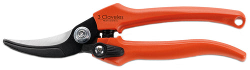 TIJERA TRES CLAVELES # 295 - 18.5 CMS. VENDIMIA CURVA