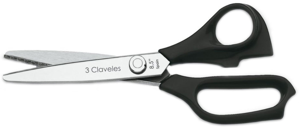 TIJERA TRES CLAVELES # 139 - 8.5" ZIG ZAG PAPEL Y CARTON