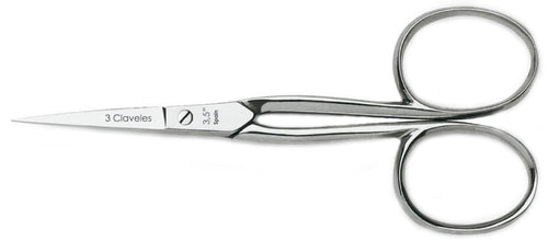 TIJERA TRES CLAVELES # 56 - 3.5" CURVA BORDAR