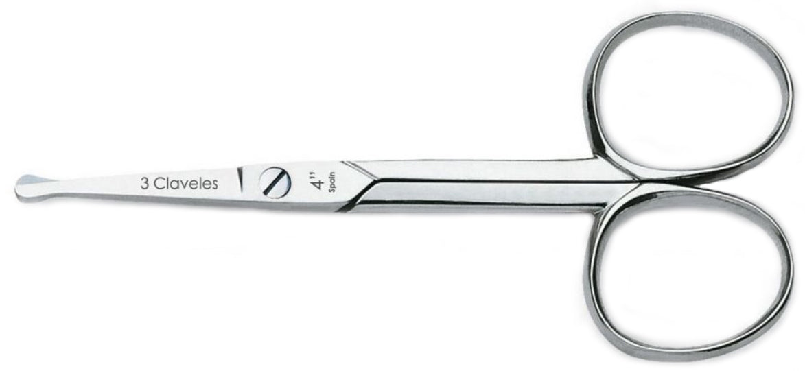 TIJERA TRES CLAVELES # 2047 - 4" RECTA NARIZ