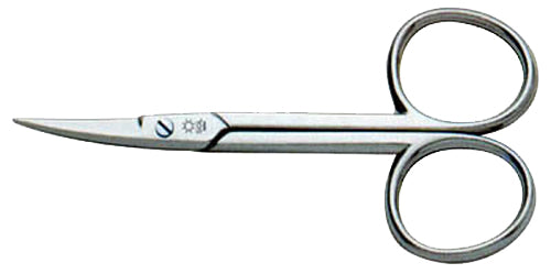 TIJERA TRES CLAVELES # 6511 (SOL # 5101) - 3.5" CURVA MANICURA (OF)