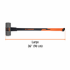 COMBO TRUPER 16 LBS. MANGO FIBRA VIDRIO #MD-16F (16546)