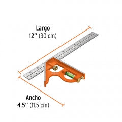 ESCUADRA COMBINACION TRUPER 12" #ECT-12 (14380)