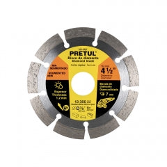DISCO CORTAR PRETUL (TRUPER) DIAMANTADO SEGMENT # DID-340P 4" (27031)