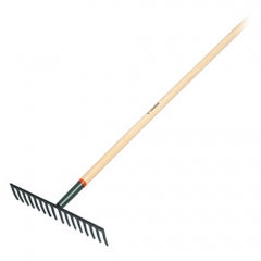 RASTRILLO TRUPER RECTO. 16 DTES C/MANGO MADERA # R-16M (17880)