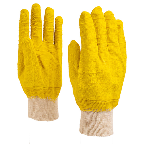GUANTE ANTICORTE GOMA AMARILLO