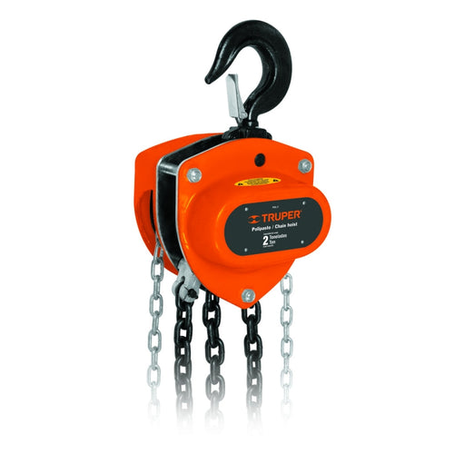TECLE TRUPER CADENA 2 TON X 3 MTS # POL-2 (POLI-2) (16826)