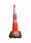 CONO SEÑALIZACION 36 C/DOBLE CINTA ANTI VIENTO