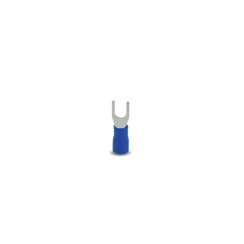 TERMINAL HORQUILLA AZUL 14-16AWG 4.3MM BOLSA 50 UNIDADES