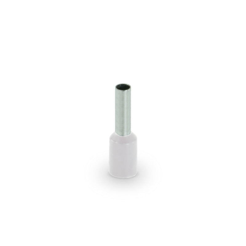 FERRUL BLANCO 22AWG BOLSA 100 UNIDADES