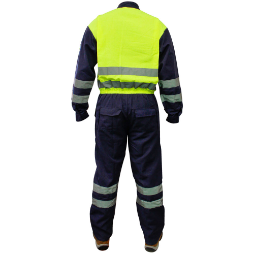 OVEROL REFLECTIVO RFX BICOLOR AZUL/AMARILLO FLUOR L