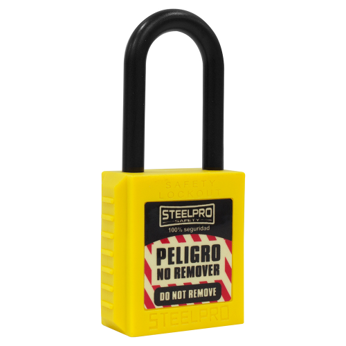 CANDADO STEELPRO DIELECTRICO AMARILLO