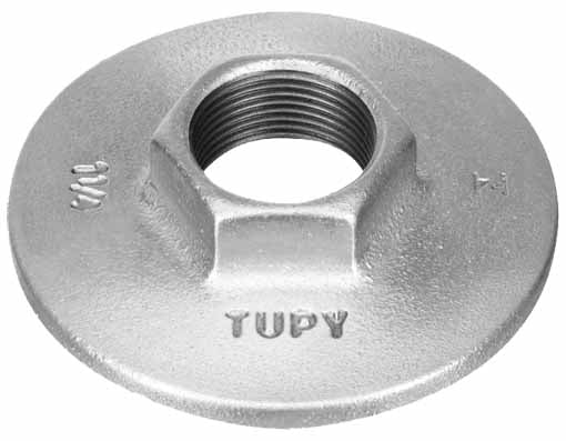 FLANGE GALV. 1.1/4" TUPY (ISO 9002)