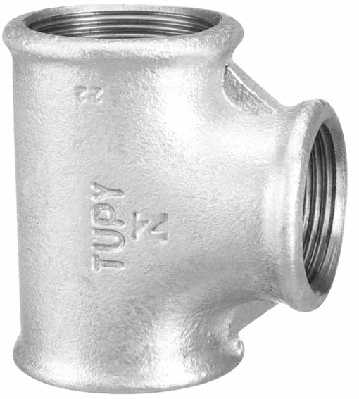 TEE GALV. 1.1/4" TUPY (ISO 9002)