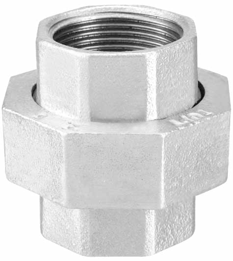 UNION AMERICANA GALV. 1/4" TUPY (ISO 9002)