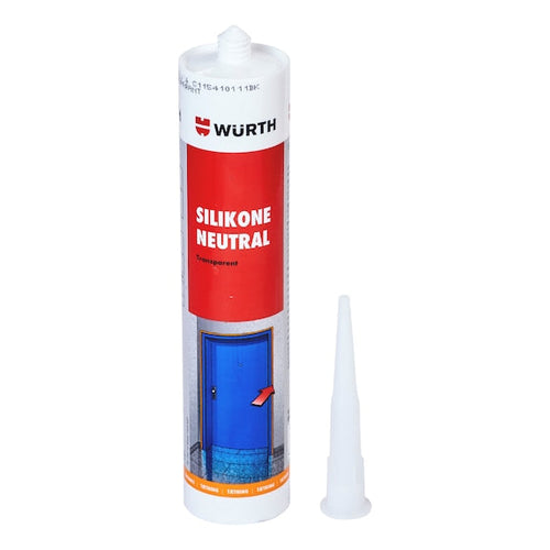 SILICONA NEUTRA NEGRA 280ML - WURTH