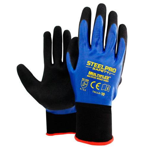 GUANTE MULTIFLEX NITRILE SANDY TALLA 10/L