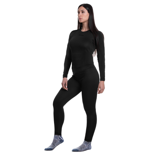 CONJUNTO INTERIOR HW PATAGONIA SPANDEX MUJER NEGRO L-XL