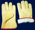 GUANTE CABRITILLA AMARILLO FORRADO # 9 (3040)