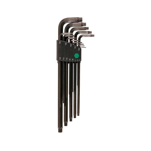Juego llaves torx prostar T5 a T50 en L. 13 piezas