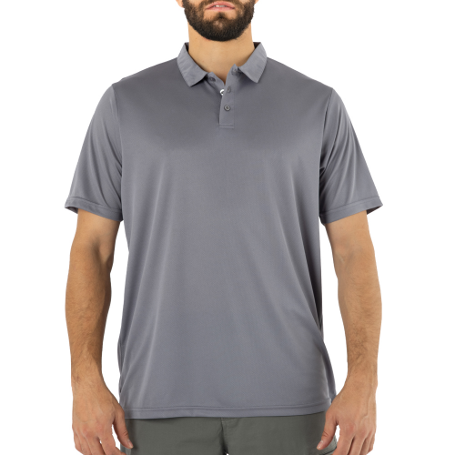 POLERA COOLDRY QUEBEC MANGA CORTA GRIS XXL