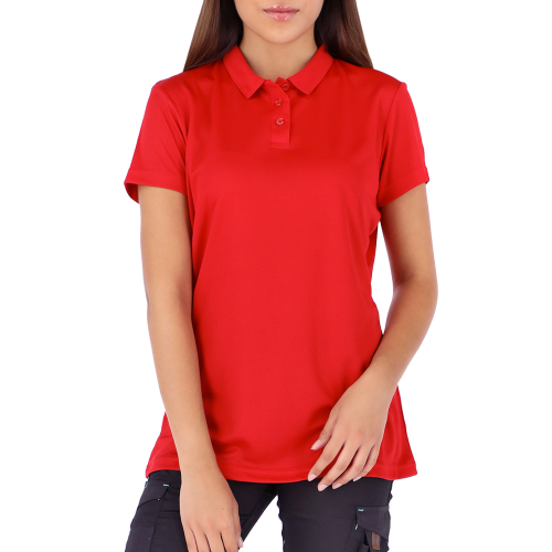 POLERA COOLDRY QUEBEC MANGA CORTA MUJER ROJO M