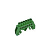 BARRA BRONCE AISLADA RIEL DIN VERDE 6 POLOS