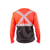 POLERA REFLECTIVA HW ROJO FLUOR MANGA LARGA XXL