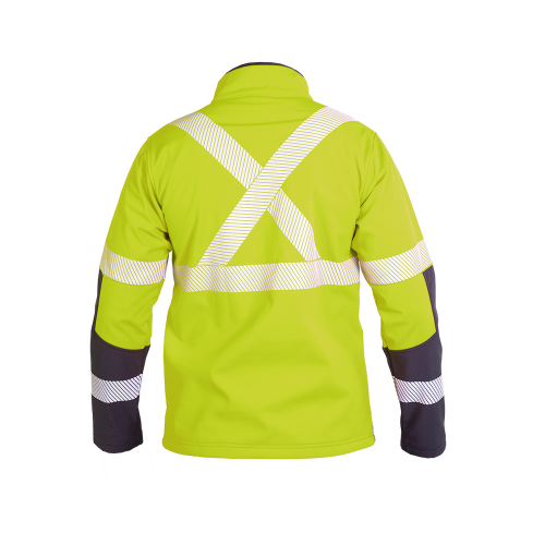 CHAQUETA SOFTSHELL HW OKLAN AMARILLO FLUOR XL