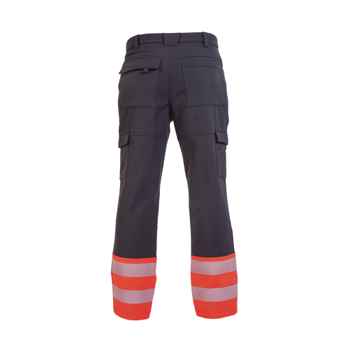 PANTALON SOFTSHELL HW OKLAN ROJO FLUOR XXL
