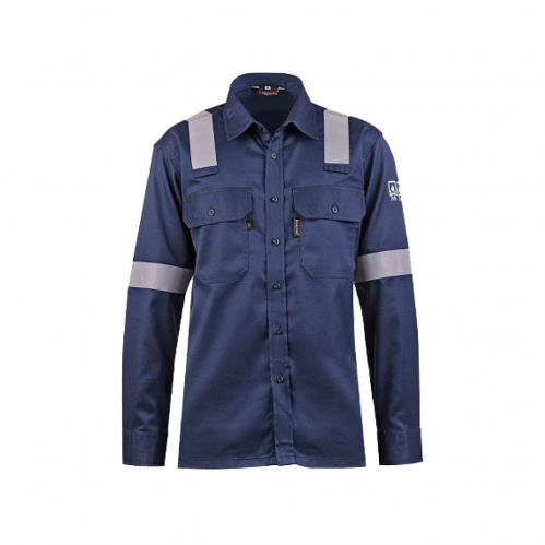 CAMISA IGNIFUGA NFPA AZUL T.S HW TARASAFE