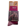 CALCETIN CON COBRE ANTIBACTERIANO 35% LANA HW BURDEO MUJER