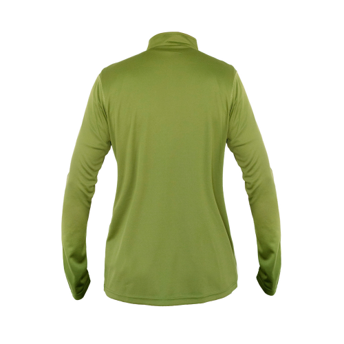 POLERA QUEBEC HALF-ZIP MUJER VERDE OLIVA S