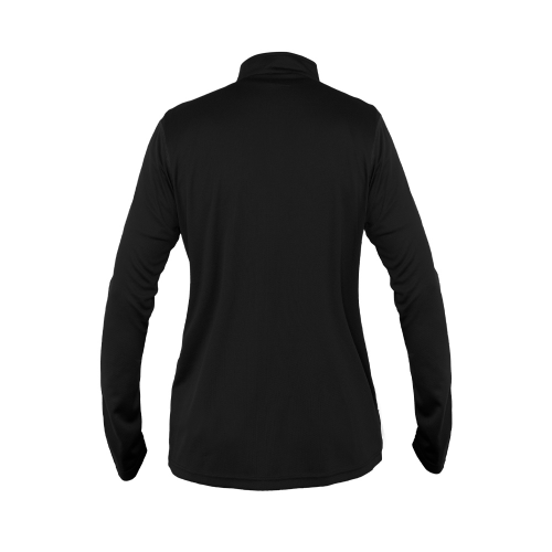 POLERA QUEBEC HALF-ZIP MUJER NEGRO XL