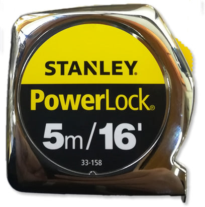HUINCHA STANLEY # 33-158 5 MTS X 3/4" (M/M-PULG.)(OF)