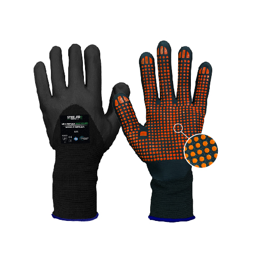Guante Multiflex Recycled Nitrile Dots 3-4.TALLA 9/M
